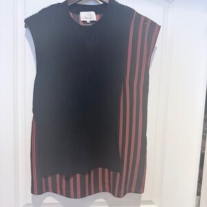 Philip Lim - layered sleeveless knit and silky top